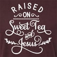 thumbnail image 5 of Wild Bobby Raised on Sweet Tea and Jesus Inspirational/Christian Men Premium Tri Blend Tee, Cardinal, Small, 5 of 5