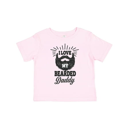 

Inktastic I Love My Bearded Daddy Gift Toddler Boy or Toddler Girl T-Shirt