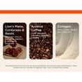 thumbnail image 5 of The Genius Brand Organic Mushroom Coffee + Collagen - Daily Energy Support - Healthy Immune Function - Arabica Coffee with Cordyceps, Reishi & Lion's Mane Mushroom Blend - 10.6 oz (30 Servings), 5 of 9