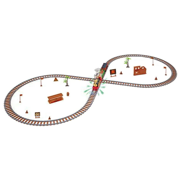 Juguete de locomotora de vapor, tren navideño, juguete para niños, juego de tren eléctrico clásico 251 PCS