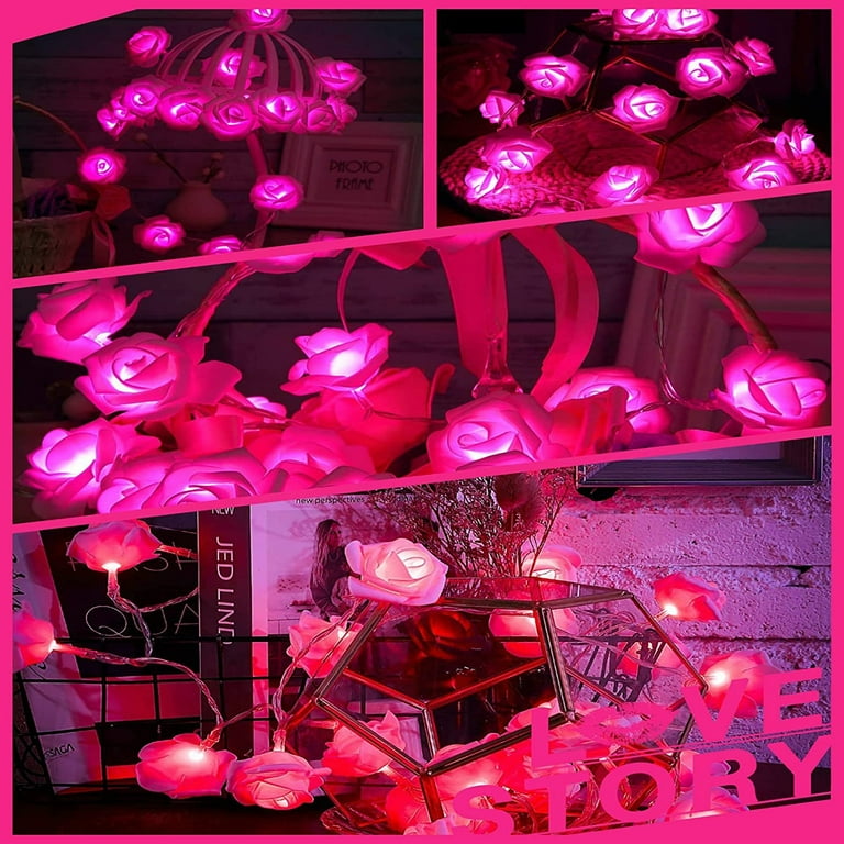 Valentine string lights deals