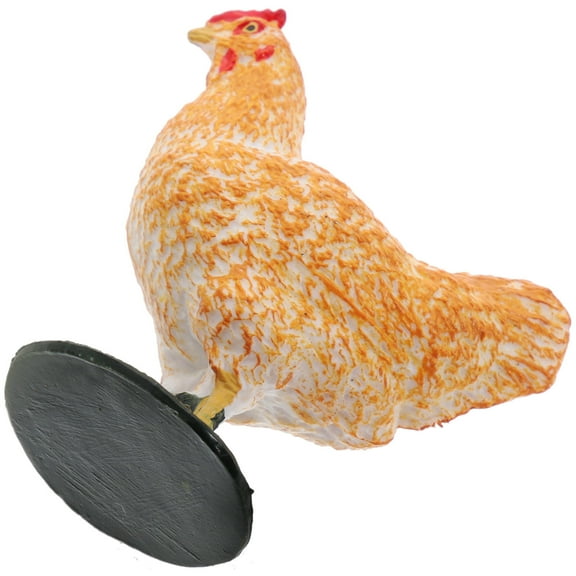 GETAJGHSD Chicken Decor Simulation Poultry Model Plastic Home Decoration for Friends in Office 1PC