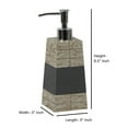 thumbnail image 6 of nu steel nu steel Rustic, Made of Cement Refillable Dispenser Pump Bottle for Bathroom Vanity Countertop, Kitchen-Holds Oils, Lotions, Liquid Soap, Sanitizer, Antique Stone finish (RUS6H), 6 of 6