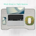 thumbnail image 4 of ERDS-Small Mouse Pad 6.6 Inch, Takes up Wrist and Mouse Space, Waterproof Compact Mini Mouse Mat for Laptop Computer Wireless Mouse Keyboard Home Office Travel,Green Grass Cat, 4 of 4