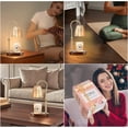 thumbnail image 4 of Candle Warmer Lamp with Timer & Dimmer, Candle Warmer Height Adjustable, Fits All Jar Scented Candles, Candle Lamp with 3 Bulbs, Charming Gift Box with Ribbon for Gifting, 4 of 5