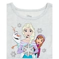 thumbnail image 4 of Disney Frozen Elsa Princess Anna Olaf 2 Pack Skater Dresses Toddler to Big Kid, 4 of 5