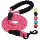 thumbnail image 2 of Correa para Perros, Correa para Perros de Cuerda con Mango Acolchado Suave, Hilos Altamente Reflectantes, Bolsas de Basura y dispensador para Perros, Correa de Cuerda de 1,5 m para Perros de Todos los tamaños, Rosa ER, 2 of 5