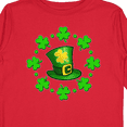 thumbnail image 4 of Inktastic St. Patricks Day shamrocks and hat Boys or Girls Long Sleeve Toddler T-Shirt, 4 of 5