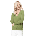 thumbnail image 3 of YEMAK Women's Long Sleeve V-Neck Button Down Soft Knit Cardigan Sweater MK5178-Sage-M, 3 of 5