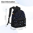 thumbnail image 4 of Lsque Physical Formulas Classic Casual Backpack - Large Capacity Water-Resistant Backpack for School, Work, Travel, and Outdoor Activities, 4 of 8