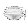thumbnail image 3 of DAMAI Windshield Snow Cover, Winter Car Cover - for Escape Cold Ice Frost Rain Freeze Cold Weather Snow, Suitable for Most Cars, SUV, 3 of 6