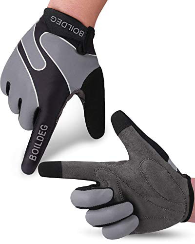 MTB Gloves/Mountain Bike Gloves with Anti-slip Shock-absorbing Gel Padded Touch Screen Biking Gloves for Men and Women Cycling Gloves