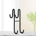 thumbnail image 6 of YIMWNYI Stainless Steel Double Sided Hooks, No Drill Metal Coat Hooks for Bathroom & Kitchen, Rust-Resistant Glass Door Hooks, Multi-Purpose Back Hanging Hooks, Modern Design, Easy Installation, 6 of 6