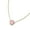 Pink, variant on Adjustable Length Copper Necklace with Shell Aventurine Gemstones Clavicle Accessories For Casual Or Formal Wear