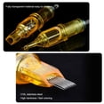 thumbnail image 3 of Agujas de cartucho de tatuaje desechables de 20 piezas, agujas de cartuchos esterilizados de acero inoxidable, 3 of 7