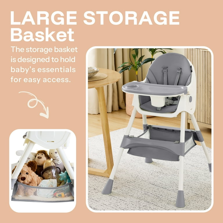HARPPA 5-in-1 Convertible High Chair for Babies and Toddlers