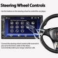 thumbnail image 5 of unique Double Din Car Stereo With Carplay, 7inch Touchscreen Radio Bluetooth And Backup Camera Phone Mirro, 5 of 5