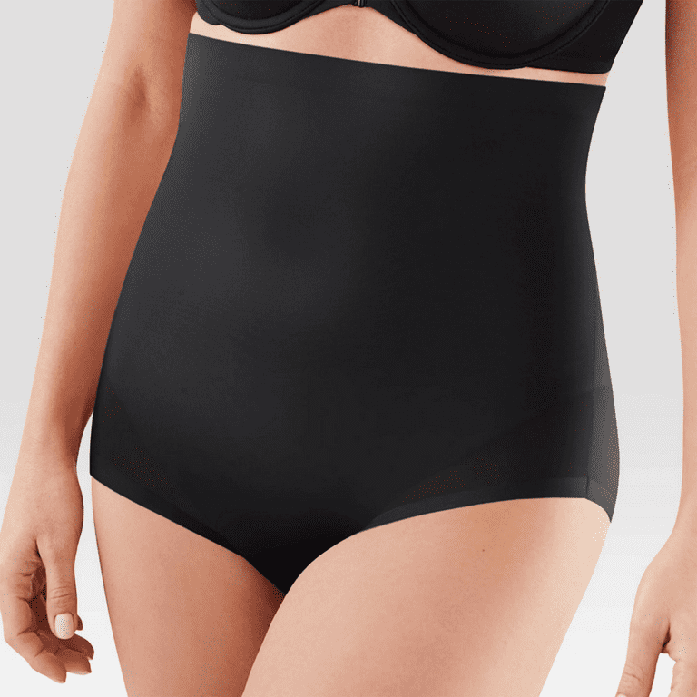 Maidenform Self Expressions Women's Cover Your Bases High Waist Brief  SE0037 - Black, Small 