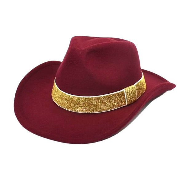 Mens Hat Adult Male Mini Sombrero Hats Same Day Men and Men Wholesales Wool  Fedora Hats for Men Design Hat with Brim and Size Clothes(RD2,M) 