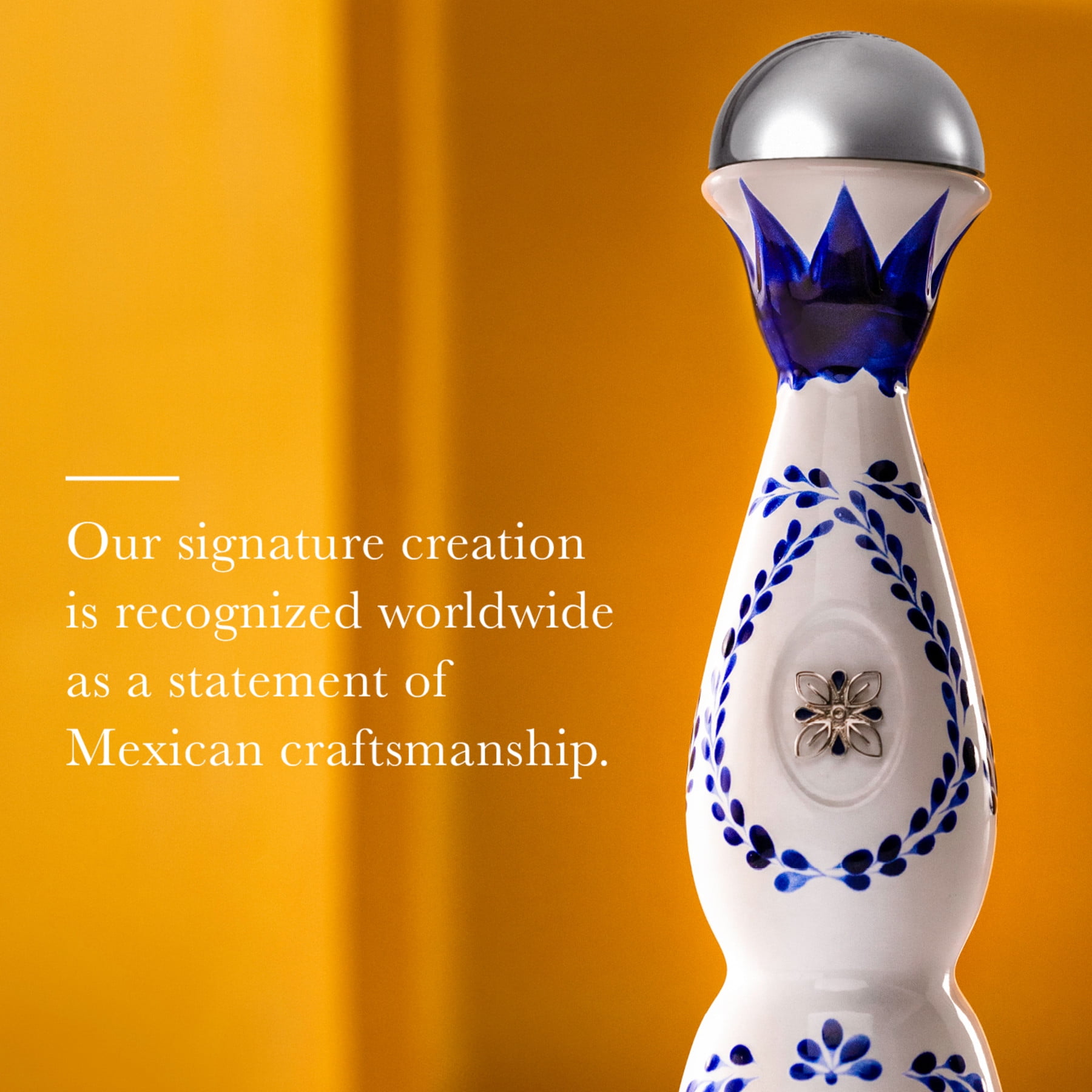 Clase Azul Reposado Tequila, 750 ml Ceramic Decanter, 40% ABV