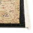thumbnail image 4 of Unique Loom Edinburgh Collection Area Rug - Tansy (9' x 12' 2" Rectangle Black/Cream), 4 of 7