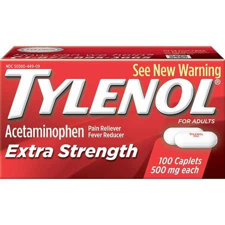 Tylenol Extra Strength Caplets, 100