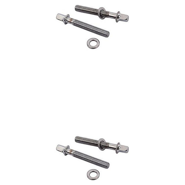 Decodeary 2 Pieces Drum Set Screws Drums Mounting Screw Percussion Instrument Part As shown 50mm 2Set