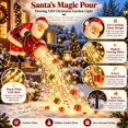 thumbnail image 3 of 2026 New Santa’s Magic Pour–Flowing Led Christmas Garden Light, Santa claus ground lights, Solar-Powered Santa Christmas Cascade Solar garden Light, Christmas Decor for Lawn, Patio, Pathway, 3 of 6