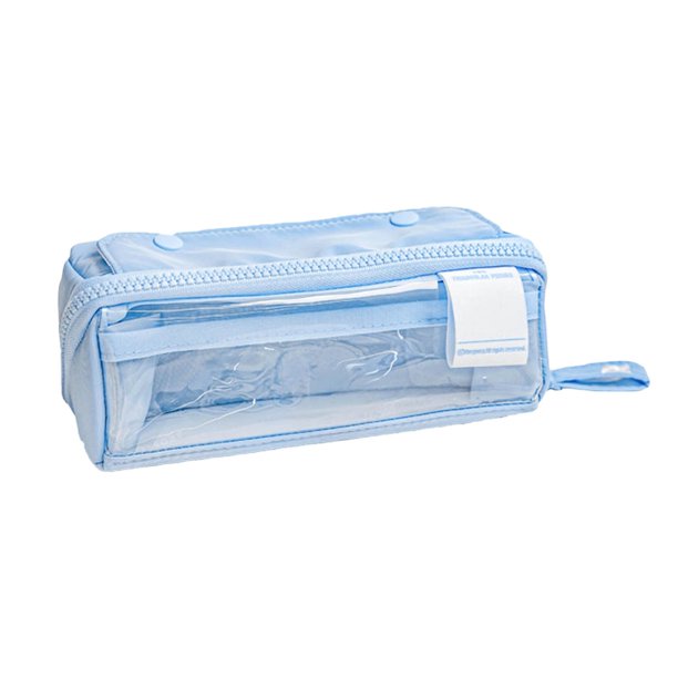 Organizador Transparente Con Ventana Y Gran Capacidad Para Lápices, Para Material Escolar Y Almacenamiento De Artículos De Papelería