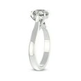 thumbnail image 4 of 2 Carat IGI Certified Cushion Shape Lab Grown Diamond Engagement Ring | 14K White Gold |Elsa Hidden Accents Solitaire Lab Diamond Ring | FG-VS1-VS2 Quality Friendly Diamonds, 4 of 5