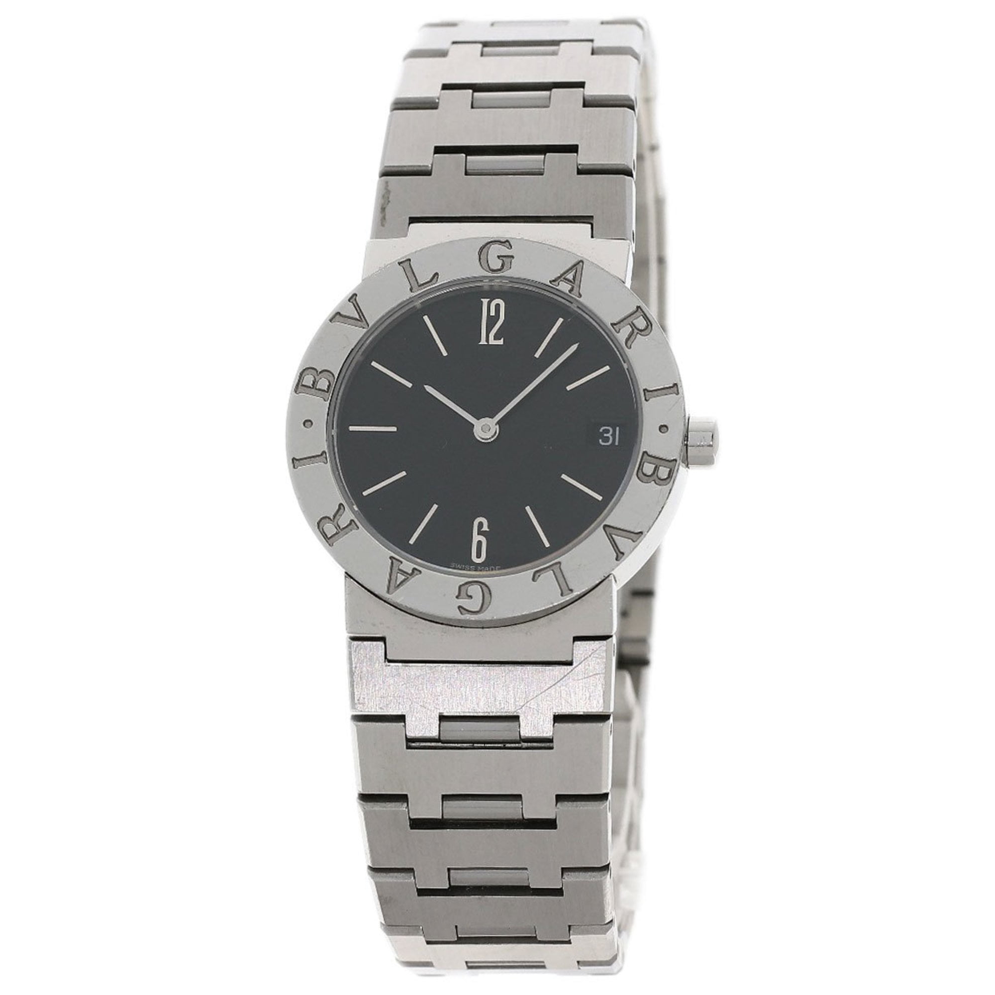 Pre-Owned Bvlgari BB30SS Watch Stainless Steel SS Men's (Fair)