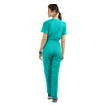 thumbnail image 5 of Strictly Scrubs Women’s Scrub Set – Includes V-Neck Top and Elastic Pant (X-Large, Turquoise), 5 of 7