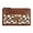Leopard, variant on Wrangler Women's Large Minimalist Phone Wallet Stylish Double Zipper Cash Wallet with RFID Protection for Ladies, Beige