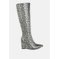 thumbnail image 6 of Bar Zone Tear Shaped Faux Leather Boots, 6 of 10