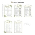thumbnail image 2 of Lillian Rose Botanical Greenery Bridal Shower Set of 3 Game Cards, 2 of 2