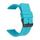thumbnail image 4 of Correa de silicona Correa de reloj de pulsera con hebilla de metal de liberación rápida Hebilla Azul Negro, 4 of 8