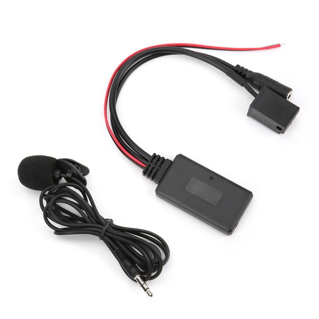 5.0 Cable Aux, Adaptador de Audio Transmisión de Datos de Fidelidad Portátil Con Micrófono para Automóvil