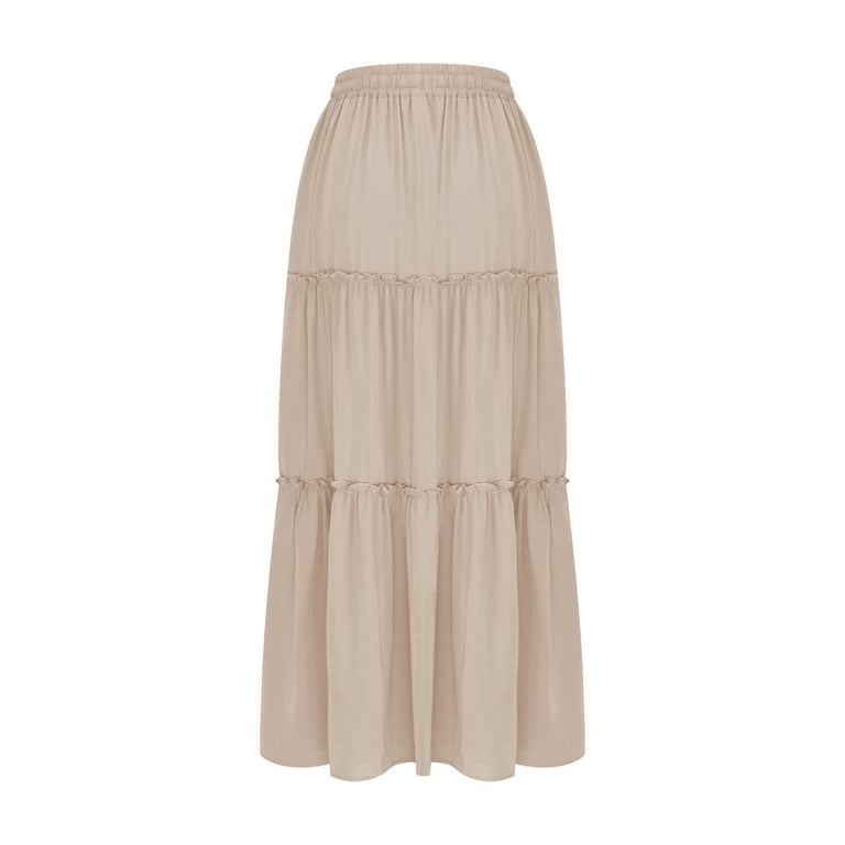 chinese dress ladies Womens Full Skirt Midi Smocked Dress main image 0
