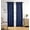 Navy Blue, variant on One Lillian Room Darkening Blackout Insulated Curtain Panel with Grommets, 84" Long, Black