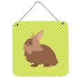 thumbnail image 1 of Lionhead Rabbit Green Wall or Door Hanging Prints, 6 x 6 in., 1 of 1