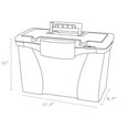 thumbnail image 2 of Storex File Storage Box with Organizer Lid, Legal/Letter, Clear/Silver, 2 of 3