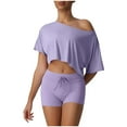 thumbnail image 2 of Roncen Women's Yoga Sportswear Set - High-Waisted Top and Pants for Outdoor Leisure and Fitness, 2 of 4