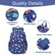 thumbnail image 3 of Mochila CLUCI Kids con diseño de dinosaurio azul impermeable de 6 a 12 años, 3 of 8