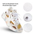 thumbnail image 3 of Brown Leaves Walking Shoes for Men Woman Lightweight Tennis Fashion Elastic Sports Shoes Cushion Basketball Shoes, 3 of 7