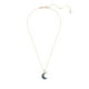 thumbnail image 2 of Collar Swarovski Sublima Moon con cristales oscuros, oro rosa, 2 of 5