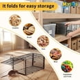 thumbnail image 4 of 4 Pack Humane Rat Traps, Foldable Live Animal Cage for Mouse Chipmunks and Squirrels, Reusable Wire Mesh Rodent Traps for Catch & Release, Indoor & Outdoor (9.45 x 4.1 x 4.1 Inches,Black), 4 of 4