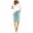 Light Blue#9527, variant on BOOMNY Womens Cotton Linen Shorts Elastic Wasit Baggy Shorts For Women Graphic Y2K Lightweight Loose Fit Cozy Summer Dailywear