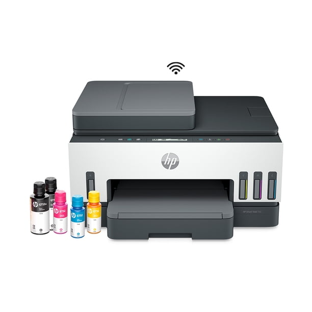 Impresora Multifuncional HP Smart Tank 750 de Tinta Continua Impresión a Color Wi-Fi Smart App Dúplex ADF