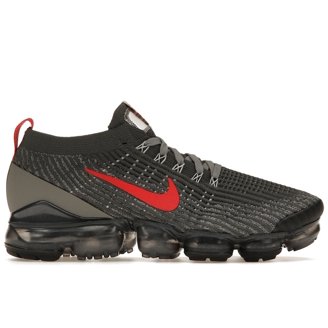 Nike Air VaporMax Flyknit 2 Red Black Running Athletic Shoes Mens 9.5 US Nike Air Vapormax Flyknit 2 Olympic Team Red Gold Mens Shoes  main image 3