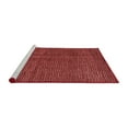 thumbnail image 2 of Ahgly Company Machine Washable Indoor Round Abstract Red Modern Area Rugs, 6' Round, 2 of 4